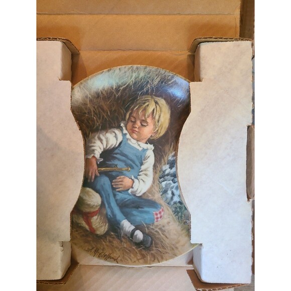 Reco "Little Boy Blue" Plate by John McClelland – Limited Edition Mother Goose - Picture 3 of 5